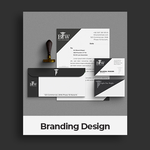 B & W Law Associates Branding Design